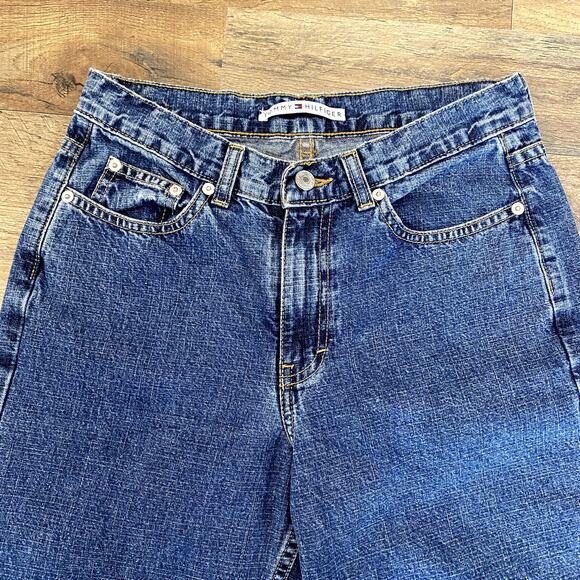 Y2K Tommy Hilfiger Women's Perfect T Straight Leg Jean 6 - Picture 4 of 14